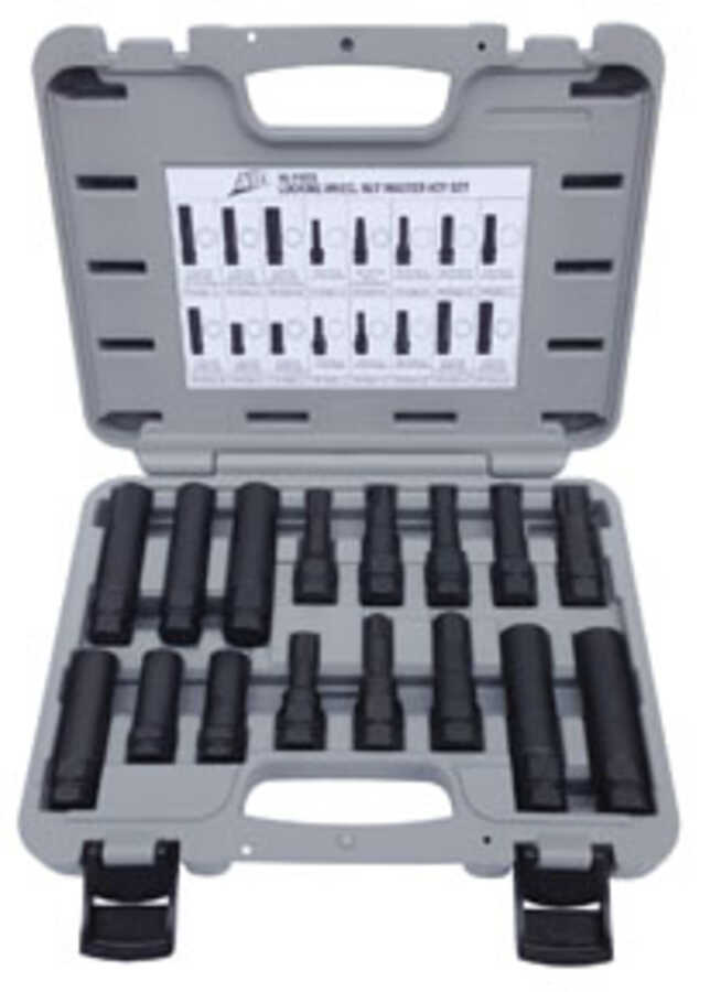 16PC LOCK LUG NUT MSTR KEY SET