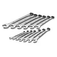 13-Pc Combination Wrench Set - 12 Pt - Metric