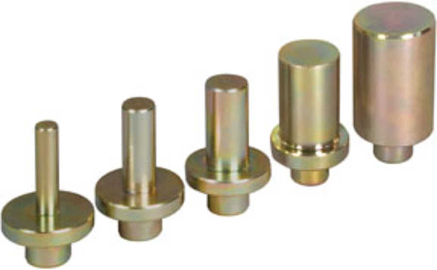 5 PIECE ZINC PLATED PUNCH KIT