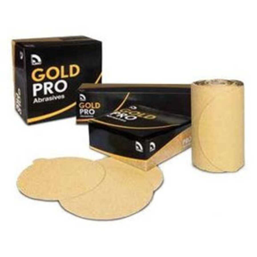 6" GRIP P180 GOLD PAPER