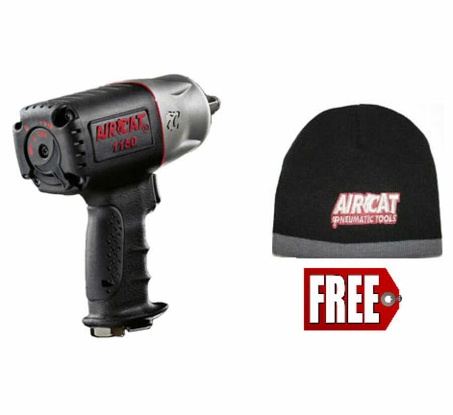 1/2 Inch Drive Twin Hammer Super Impact Wrench w Cap