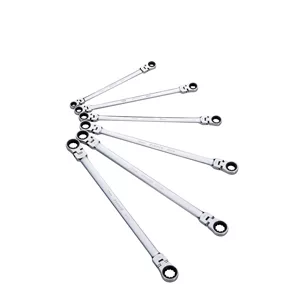 6pc Extra Long Double Box Ratcheting Wrench Set