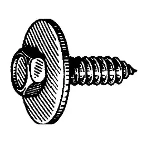 (image for) GM 6.3MMX25MM HEX HD SM SCR 25PK