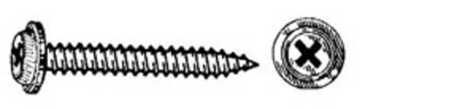 #8 X 1-1/4” Round Washer Head Sheet Metal Screw- AB