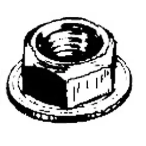 (image for) 6MM HEX FLANGE NUT
