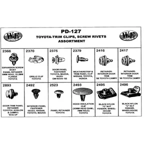 PK/132 TOYOTA-TRIM CLIPS SCRE PK/132 TOYOTA-TRIM CLIPS SCRE