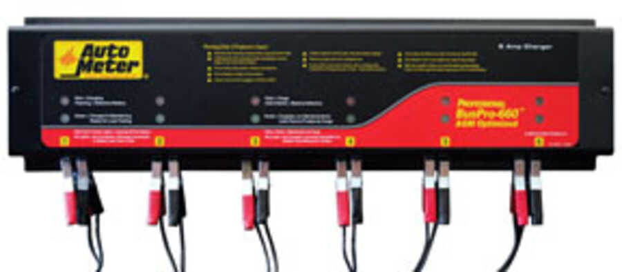 6 STATION AUTO BATTERY CHARGER
