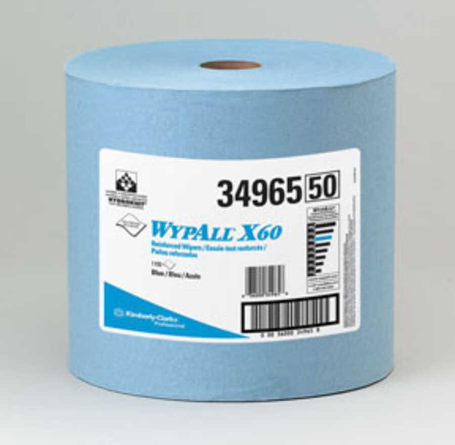 WYPALL X60 TERI ROLL BLUE 1/CS