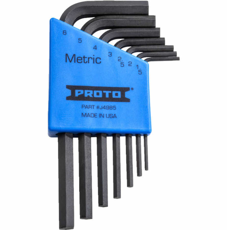 Metric Hex Key Set 7 Pc