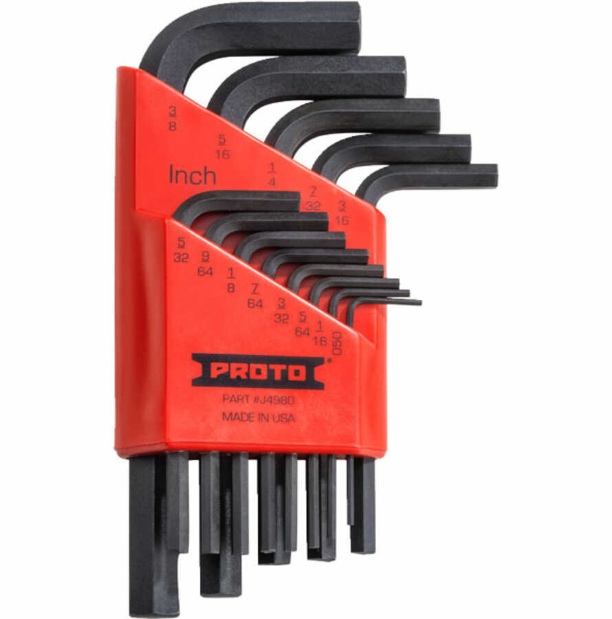 Fractional SAE Hex Key Set 12 Pc