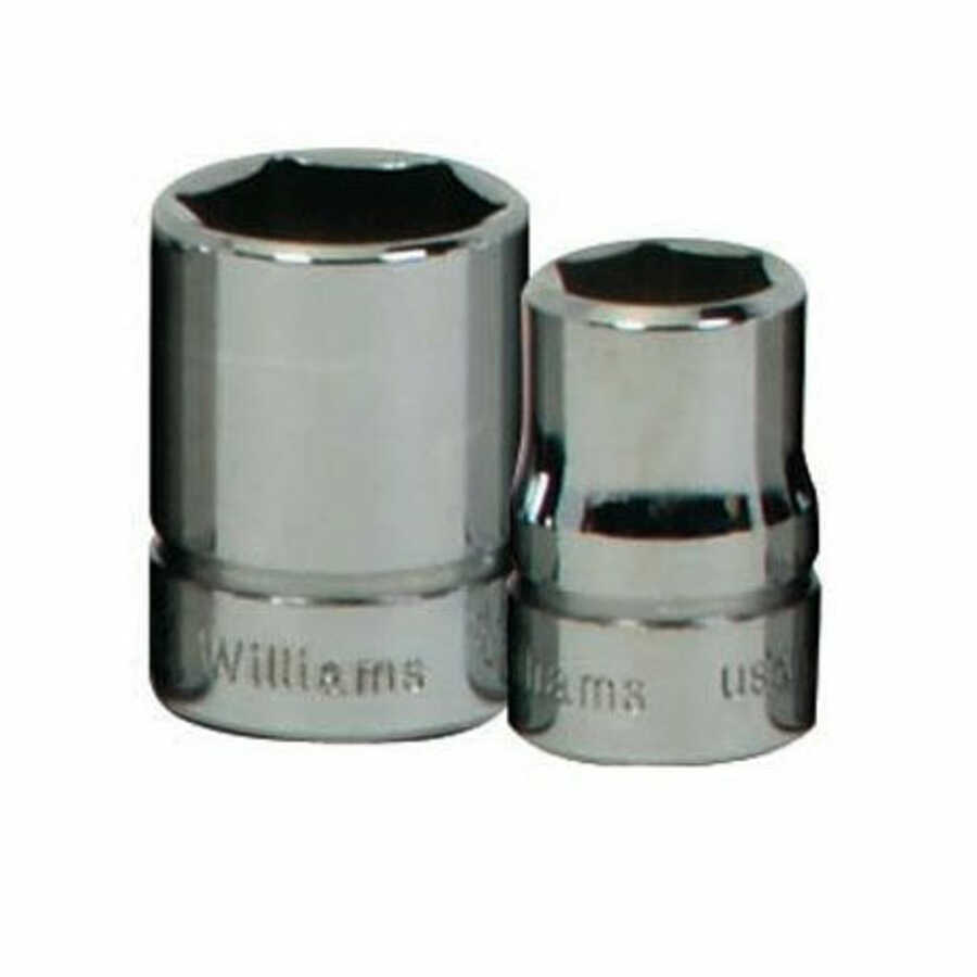 6 Point 5.5mm JH Williams Tool Group Williams mm-605.5  1/4 Drive Shallow Socket
