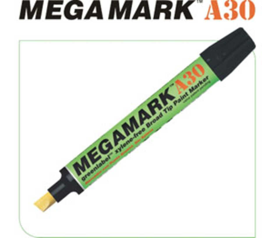 A30 BROAD TIP PAINT MARKER WH
