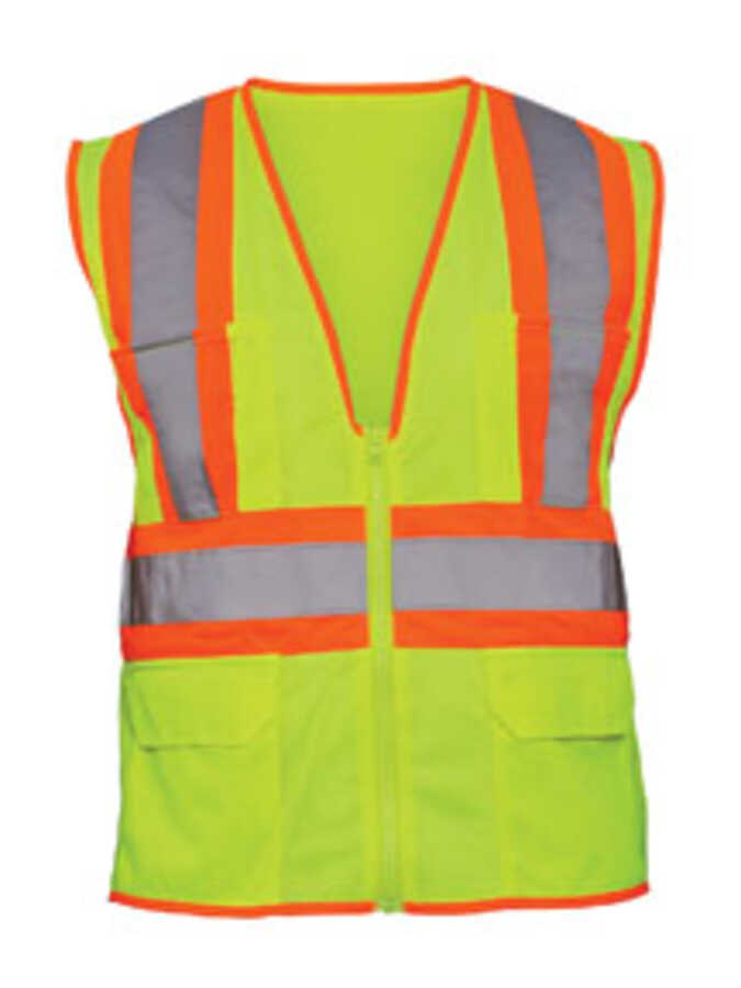 FR YL W/REF TAPE SAFTYVEST2XL
