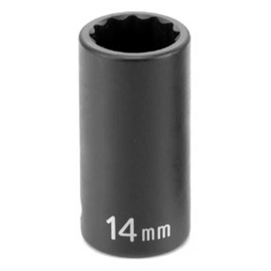 3/8" DR X 14MM SEMI-DEEP - 12