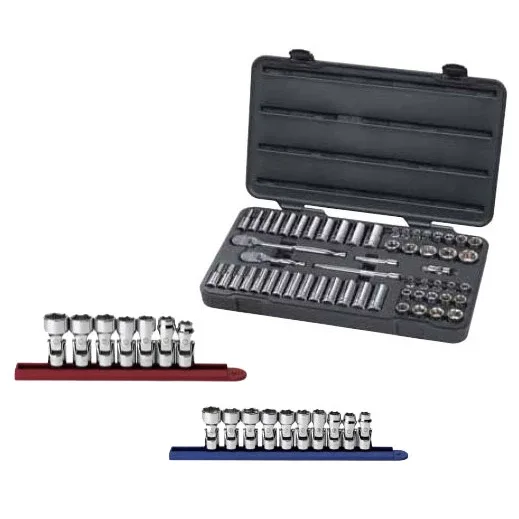 (image for) 80550 + 80564 + 80565 3/8 Drive SAE Metric Mechanics Tool Set w