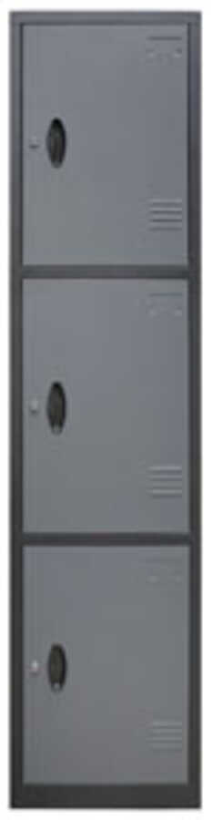 3 DOOR STEEL LOCKER