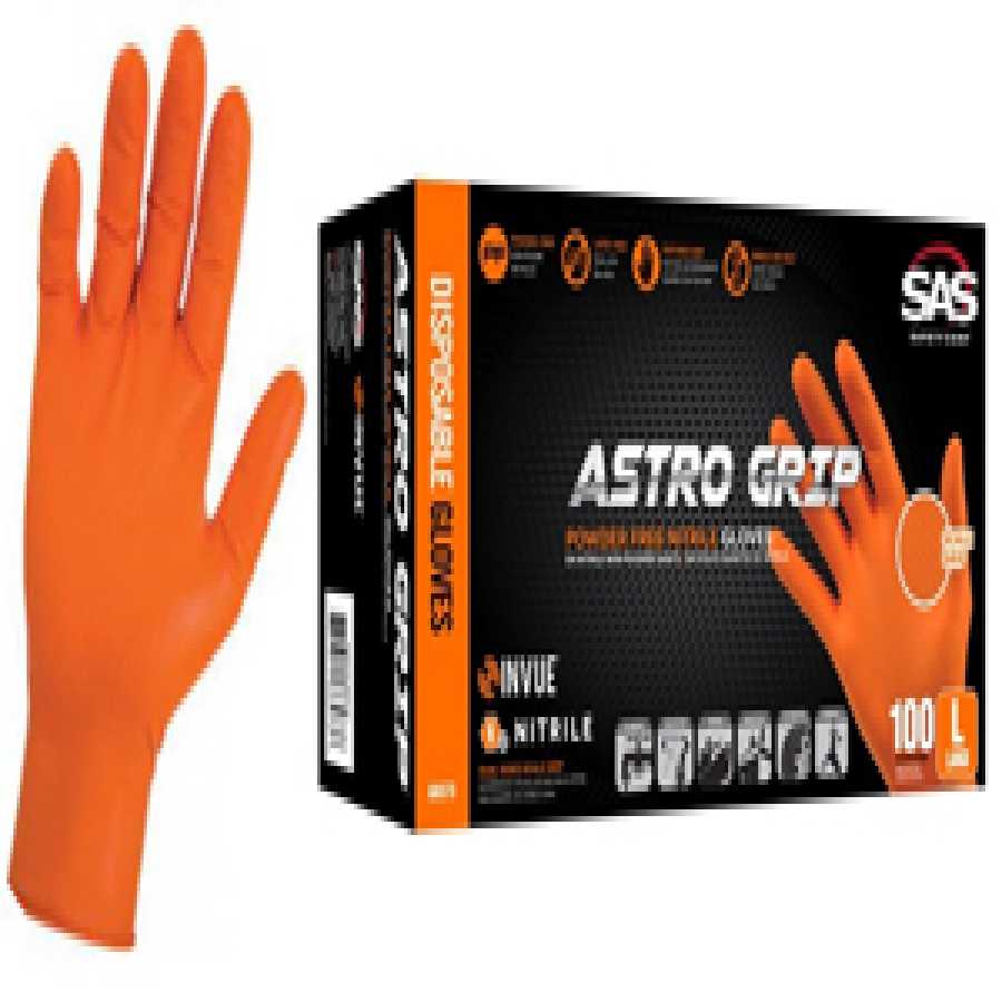 Astro-Grip Orange Gloves Med