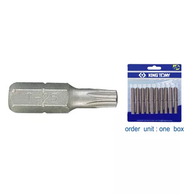 1/4 TORX TAM. RESIT. BIT T30 25MML