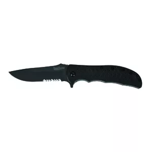 Volt II Black Serrated Knife