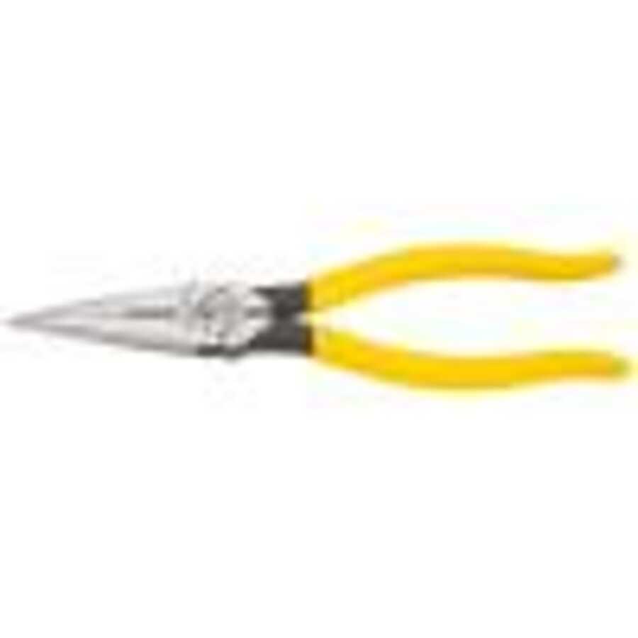 8" (203 mm) Heavy-Duty Long-Nose Pliers - Side-Cutting