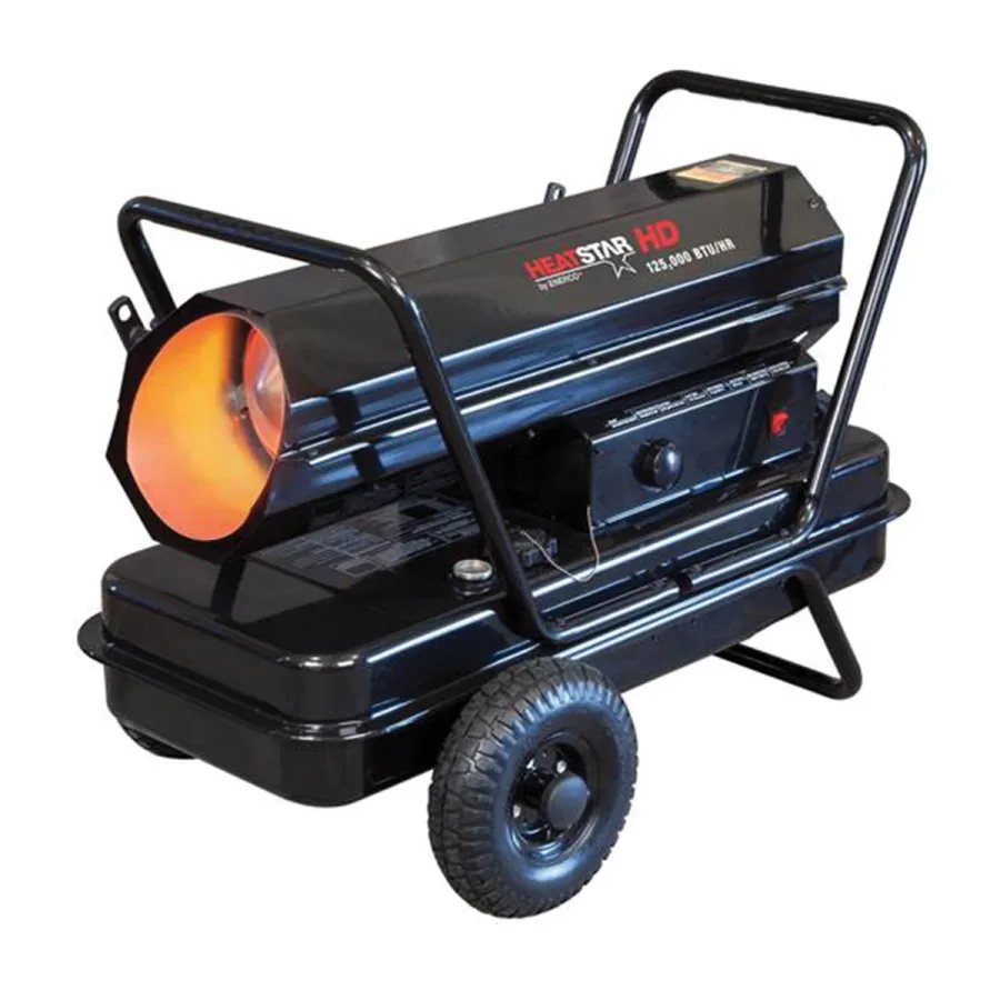 (image for) HD Kerosene Forced Air Heater, 125K BTU/HR