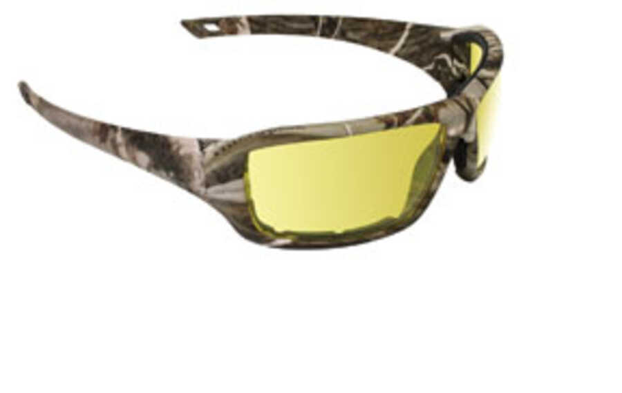 CAMO SAFETY GLASSES YELL LENS
