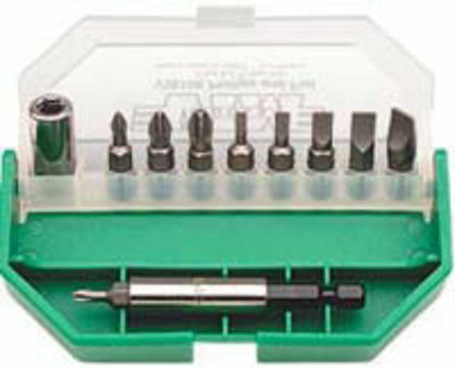 11 Pc. Phillips & Flat Tip Bit