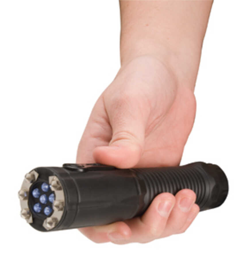 Black LED Flashlight and