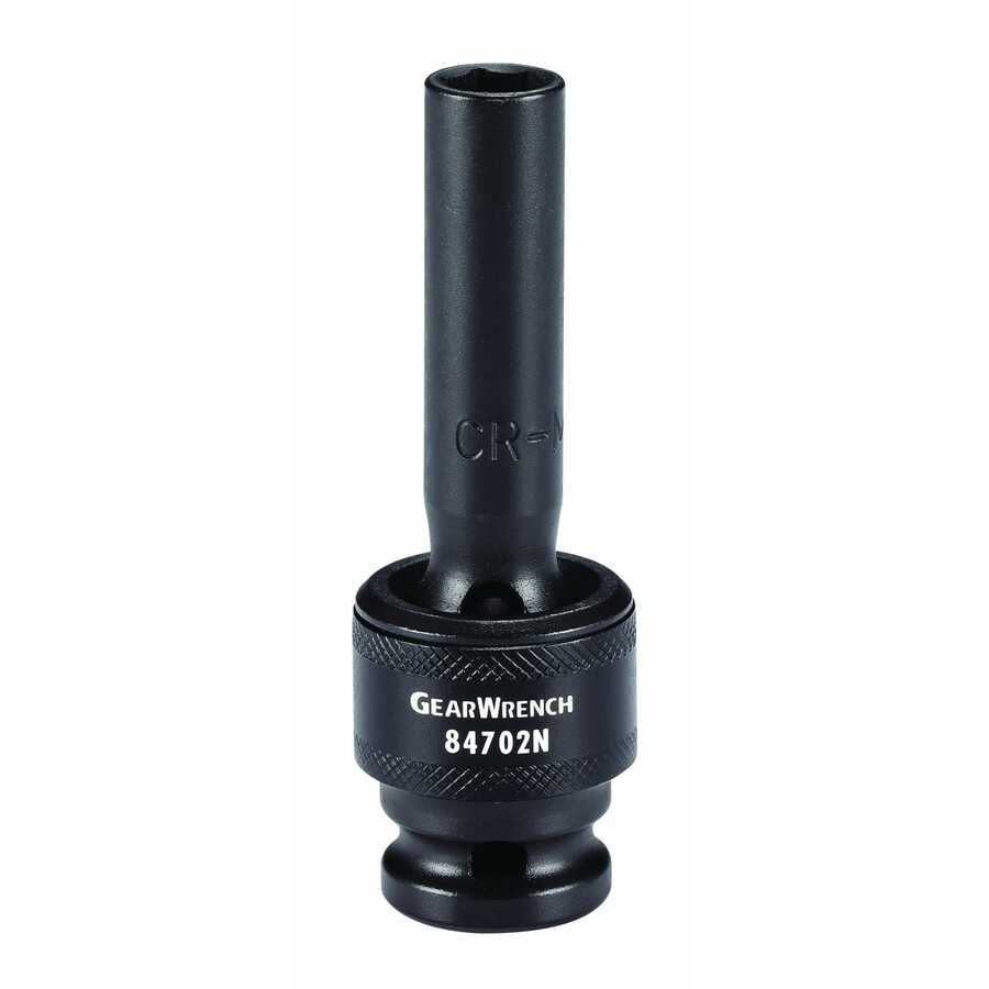 1/2\\ Drive 6 Point Deep Universal Impact Metric Socket 19mm\"