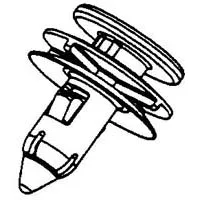 Door Trim Panel Retainer for