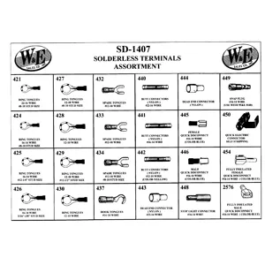 ASSORTMENT-SOLDERLESS TERMINAL