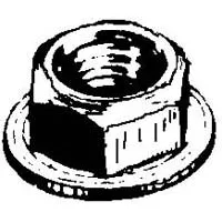 8MM HEX FLANGE NUT