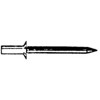 TRUNK LOCK RIVET-SEALED END