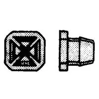 PLASTIC SCREW NUT-GRILLE ATTCH
