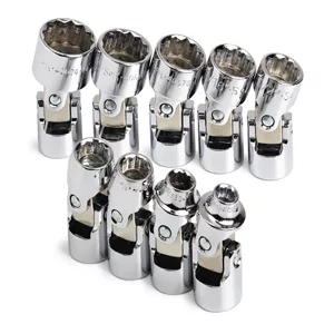 9 Pc 3/8" Dr 12 Pt SAE Flex