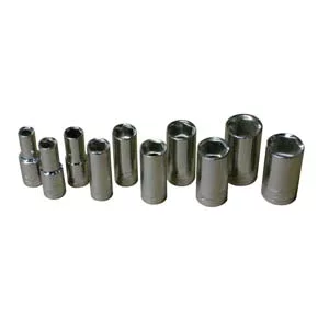10 Piece Metric 1/4" Drive