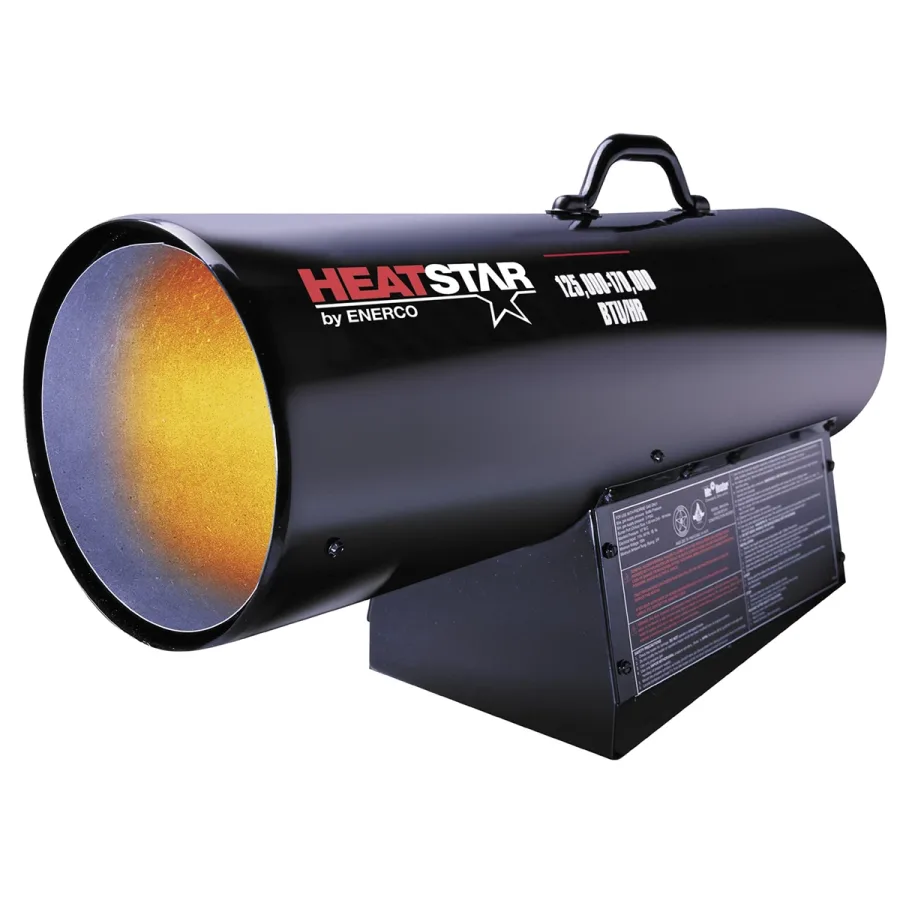 (image for) Portable Forced Air Propane Heater, 125-175,000 BT