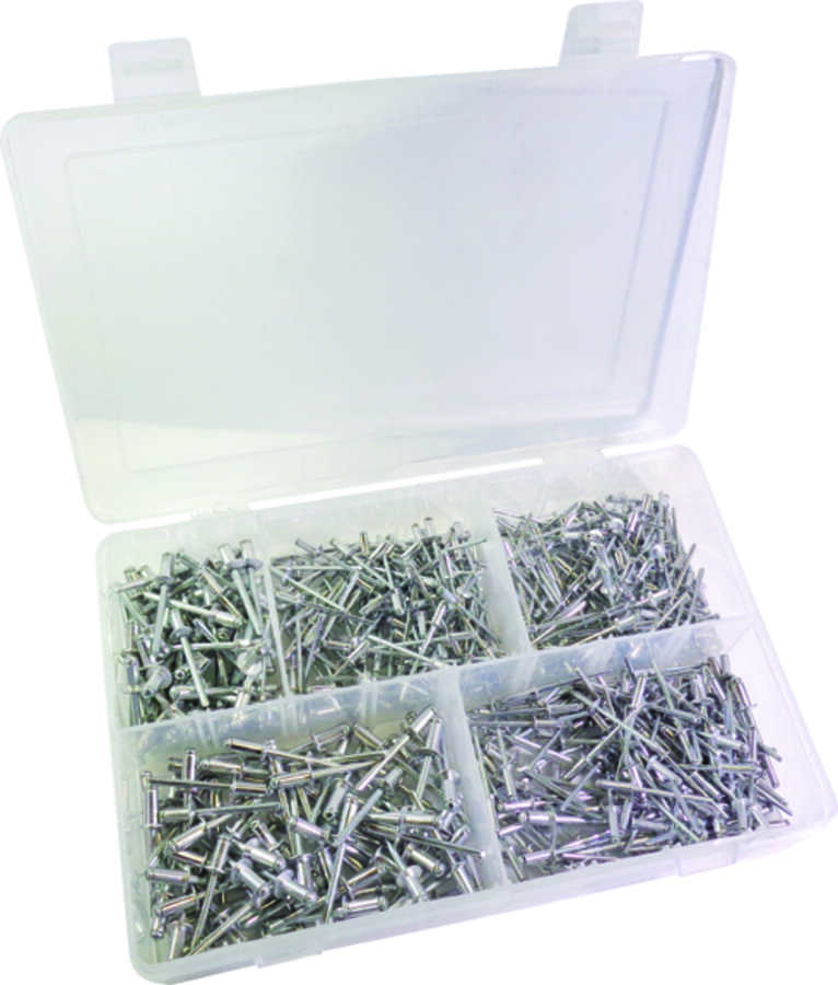 500PC ALUMINUM RIVET ASSOR