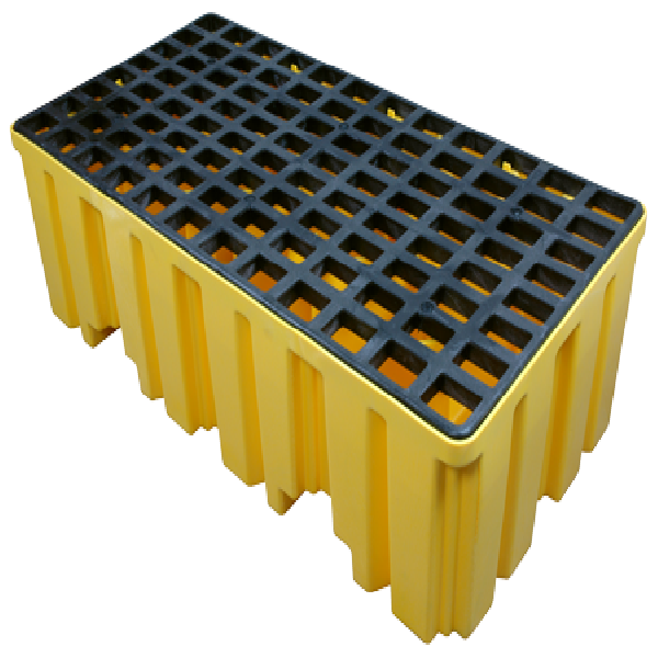 2 Drum Spill Containment Pallet