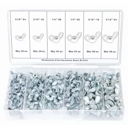 KIT-150PC WING NUT ASSORTMENT KIT-150PC WING NUT ASSORTMENT