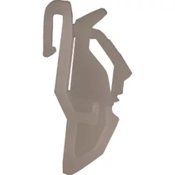 BELT MOULDING CLIP WHITE HO