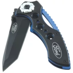 Folding Knife, Black Handle