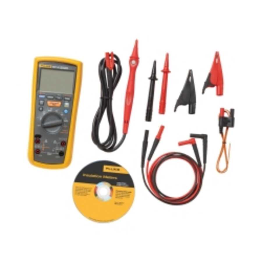 1,000V Electrical Tool Fluke 48 Hard Point Test Lead Set Replacement Test Leads For All Fluke Handheld Digital Meters Except 8060A And 8062A 10A Rating Comfort-Grip Probes With PVC-Insulated Leads 