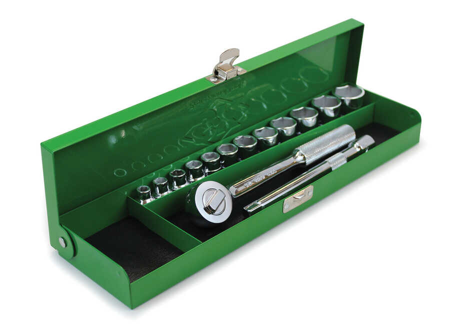 16 PC MTL BOX 3/8" METRIC