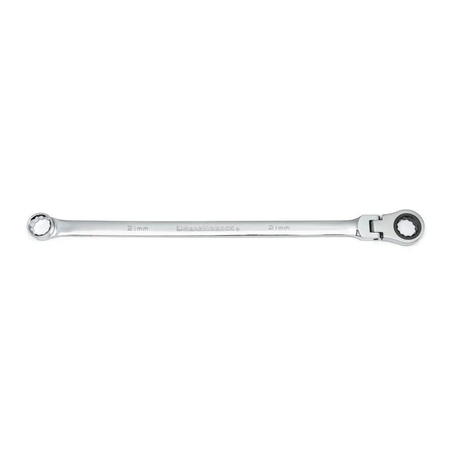 21mm 72-Tooth XL GearBox Flex Head Double Box Ratcheting Wrench (image for) 21mm 72-Tooth XL GearBox Flex Head Double Box Ratcheting Wrench