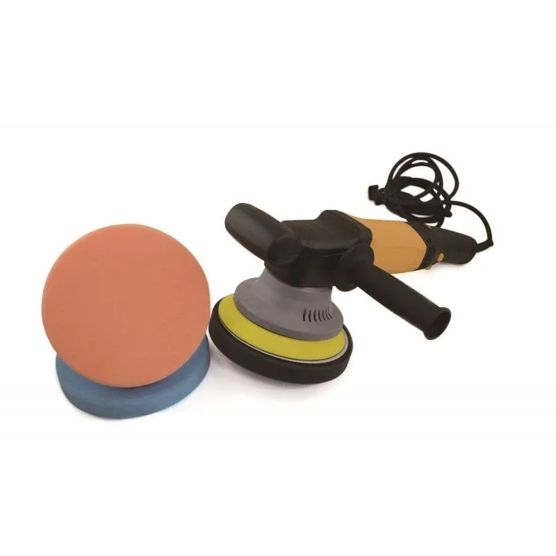 (image for) Electric 6" Dual Action Random Orbital Polisher W/ 3pc Pad Kit -