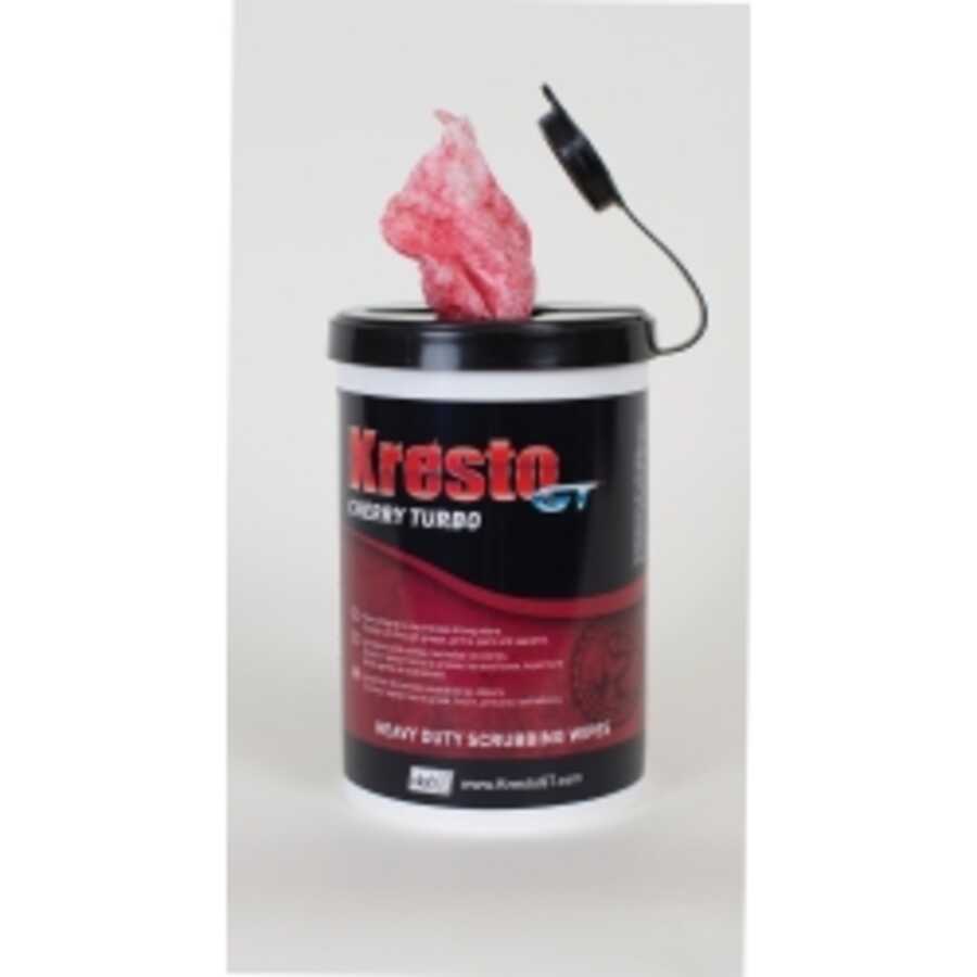 KrestoGT Cherry Scrubbing Wipes 6/CS