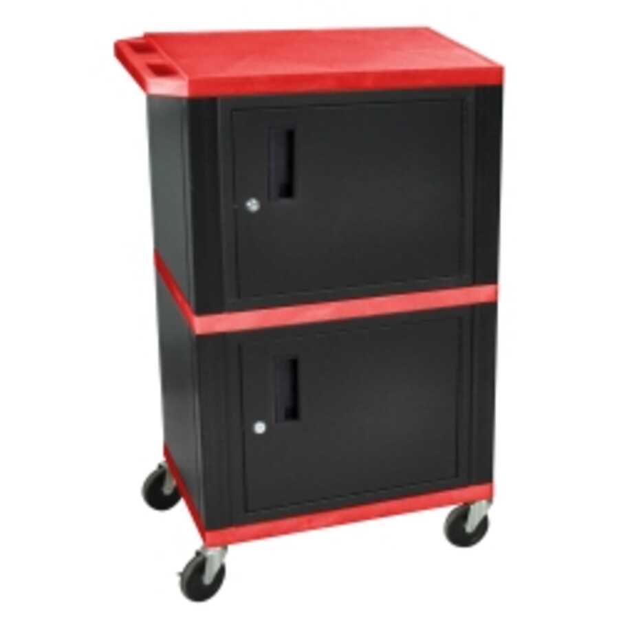 42 Tuffy A/V Cart Double Cabinet