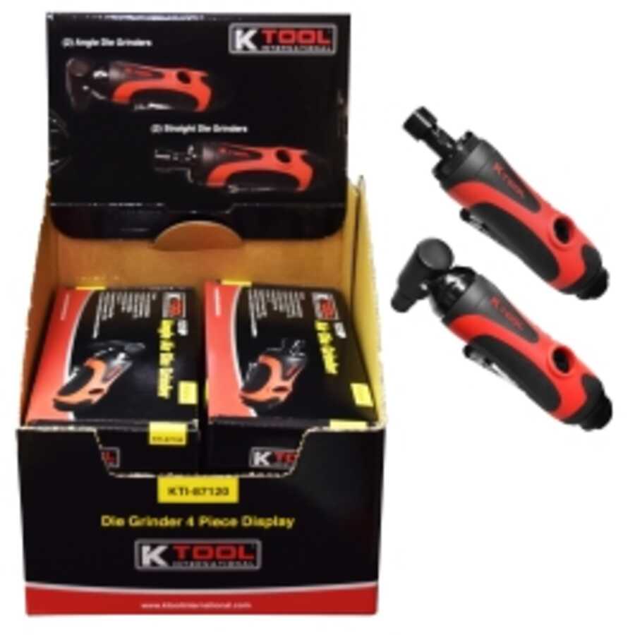 Die Grinder 4 Piece Display Set