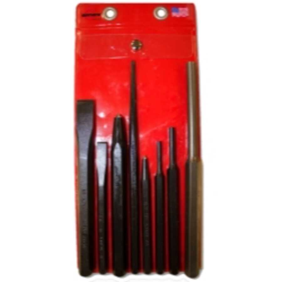 8PC PUNCH & CHISEL SET